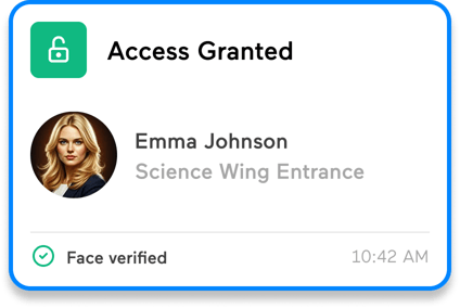 Access granted alert
