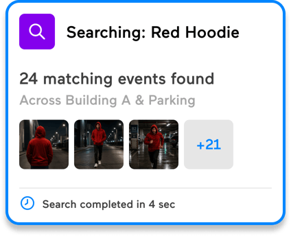Searching red hoodie alert