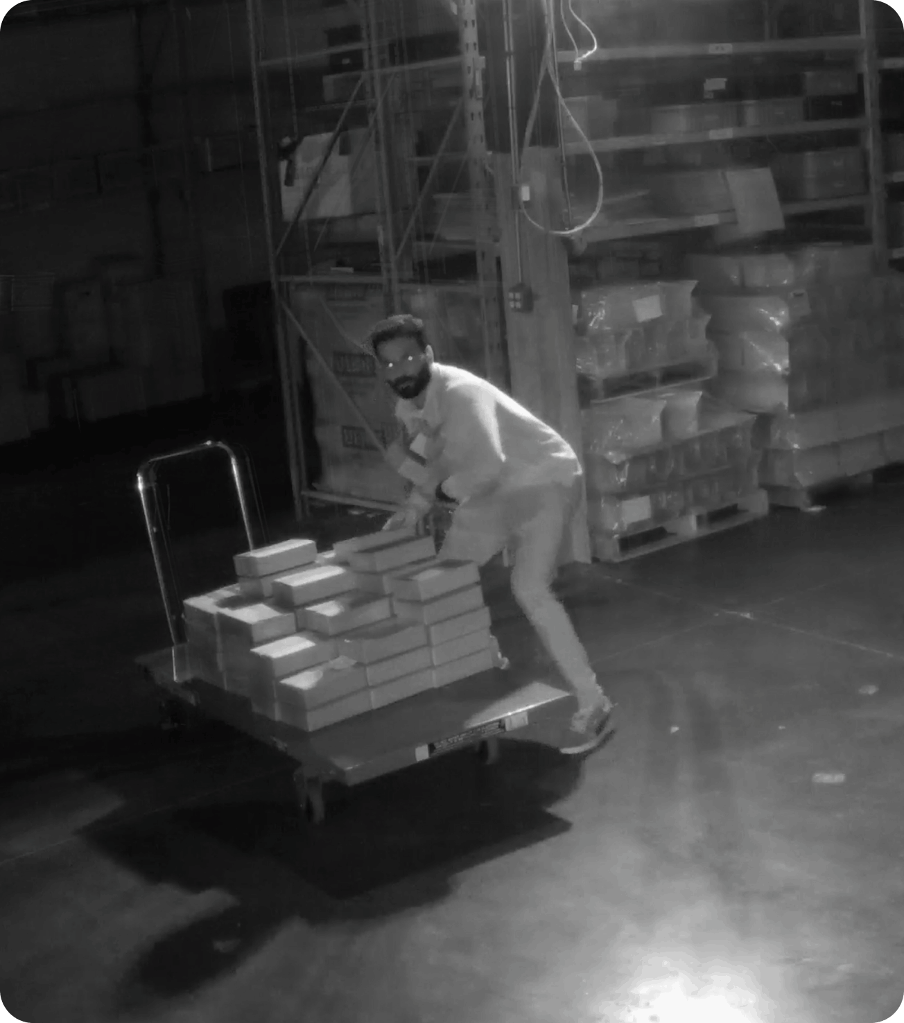 Traditional infrared camera view