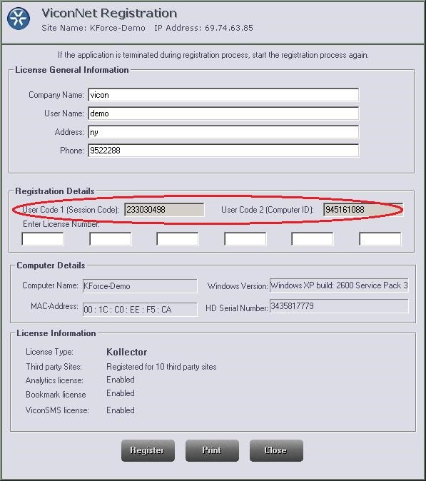 software registration